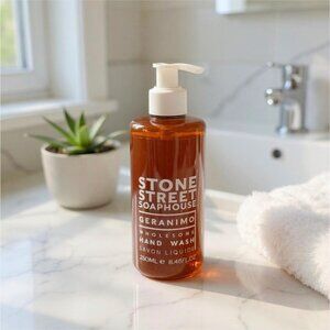 Stone Street Soaphouse ✦ Geranimo Hand Wash ✦ Vegan Liquid Soap Gentle Clean OS